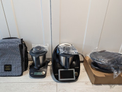 Lot de Thermomix Tm6 diamant noir neuf avec tout ces accessoires