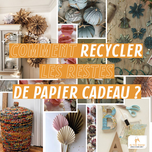 Comment recycler les restes de papier cadeau ?